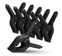 DOITOOL 6 Pièces Pinces à Ressort Robustes Pour Toile De Fond Pinces à Ressort Pour Support De Toile Grandes à Pour Matériel De Photographie Et Travail Du