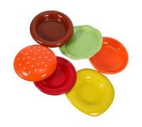 DOITOOL 6 pièces Set de Bols Céramique pour Sauce et Condiments Assiettes Apéritif Empilables Design Élégant et Polyvalent pour Cuisine et Table à Manger