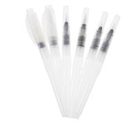 DOITOOL 6 Pièces Stylo Pinceau à Eau Portable Set pour Aquarelle Utilisation Pratique sur Divers Dessins