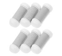 DOITOOL 6 Pièces Têtes de Meulage pour Lime Électrique Pieds Rouleaux en Emery Lavables pour Entretien des Pieds et Suppression des Callosités