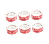 DOITOOL 6 rouleaux Étiquettes Adhésives de Manutention pour Expédition Autocollants Avertissement Transport Carton Colis Fragile