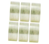 DOITOOL 6 rouleaux Ruban Adhésif Transparent Lot de Collage Fort pour Emballage de Cartons Ruban Expédition Déménagement Adhésif Simple Résistant et Pratique