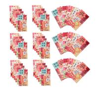 DOITOOL 60 Pièces Hong Bao Envelopes Year Of The Horse Lunar Year Cartoon Style Thick Paper Money Packets For Wedding Birthday Cash Gifts