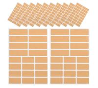 DOITOOL 600 étiquettes autocollantes vierges à imprimer - Étiquettes rectangulaires 7,6 x 2,5 cm / 5 x 2,5 cm pour pots à épices, garde-manger, cadeaux de Noël - Feuilles d' nominatives