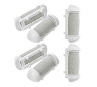 DOITOOL 6pcs Têtes de Remplacement pour Épurateur de Pierres Pieds Électriques, Compatibles Universellement, en Plastique Sûr, pour Éliminer Callosités et Peau Morte