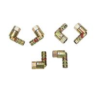 DOITOOL 6Pièces Adaptateur de Connecteur de Tuyauterie Robuste pour Système de et Eau Installation Facile pour Maison et Hôtels