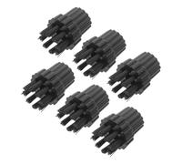 DOITOOL 6pièces Lot De Brosses De Nettoyage à Vapeur Remplacement De Tête De Brosse Ronde Compatible Avec Divers Nettoyeurs Vapeur