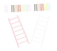 DOITOOL 70 pièces Mini Plastic Step Ladders Lightweight Dollhouse Accessories for Birthday Party Fairy Garden Decorations