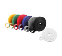 DOITOOL 7pièces Attaches pour Plantes de Jardin Attaches de Câble Nylon Fixation de Plantes Organisation de Câbles Torsadables et Réutilisables