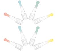 DOITOOL 8 Embouts Transparents pour Outil de Nettoyage des Oreilles en Silicone et Pc, Faciles à Stocker, pour Extraction du Cérumen Chez Adultes et Garçon et Filles
