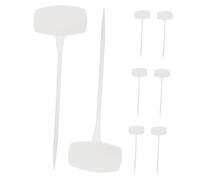 DOITOOL 8 pièces Étiquette Plante Plastique Résistante Marqueur Jardin à Pointe Facile à Insérer Étiquettes Durables pour Potager et Jardinière pour Identification Plantes Extérieur et
