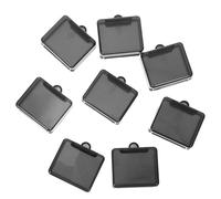 DOITOOL 8 Pièces Pilulier Semainier Carré en Plastique Léger avec Couvercle Transparent, Organisateur de Remède 7 Jours 3 Prises pour Voyage et Usage Quotidien