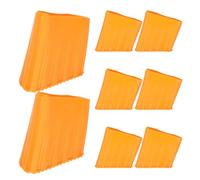 DOITOOL 8 Pièces Protections Antidérapantes pour D Échelle Télescopique Coussinets Amortisseurs pour Échelle Pliante Patins de Rechange Orange Adaptés Aux Sols Délicats et Usage Domestique