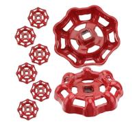DOITOOL 8 pièces Volant Robinet Métal Poignée Valve Gate Wheel Roue Vanne Compacte Remplacement Pratique et Légère