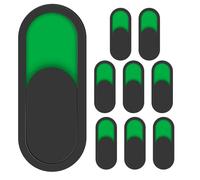 DOITOOL 9 pièces Panneaux Porte Coulissants Acrylique Autocollants Indicateurs Vacant Occupé Vert Rouge pour Bureau Salle de Réunion Toilette Signalisation Intime Facile à Installer