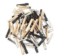 DOITOOL 90 Pièces Lot de Pinces Crocodiles pour Cheveux en Alliage Léger, Pratique pour DIY et Salon, Barrettes à Cheveux Simples pour Femmes et Filles