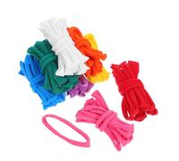 DOITOOL 96 Pièces Boucles Élastiques Colorées pour Métier à Tisser Extensibles Pastel pour Tissage de Sets de Table et Bracelets Recharges pour Loisirs Créatifs et Décorations Fêtes