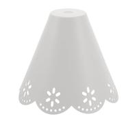 DOITOOL Abat-jour de Lampe pour Bougie Chauffante en Fer Blanc | Dissipation Thermique Optimisée, Design Détachable, Ouverture Pratique, Nettoyage Facile, Style Minimaliste Moderne
