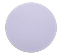 DOITOOL Abat-jour de plafond encastré : cache-lampe rond et plat de 23 cm, minimaliste et moderne, protection d'éclairage en plastique blanc pour cuisine, bureau, chambre, conférence