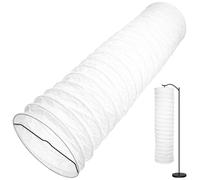 DOITOOL Abat-Jour En Papier De Riz Vertical Abat Jour De Rechange Lampe Suspendue De Riz Pour Chambre Pour Hôtel Bureau Fête 92cm