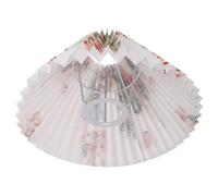 DOITOOL Abat-Jour en Tissu Plissé pour Lampe de Table Hauteur 143 MM Couleur Pêche Compatible Lampe de Bureau et Hôtel Diffuseur de Lumière Douce pour Éclairage D’Intérieur