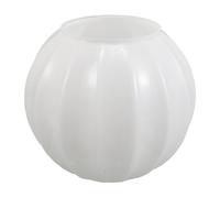 DOITOOL Abat-jour en Verre Rond E27 140mm Suspendre et Plafonnier, Verre Sodocalcique Transparent Motif Strié, Abat-jour Coupe-vent Adapté pour Lampes Standard et Éclairage Intérieur