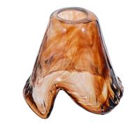 DOITOOL Abat-Jour en Verre Vintage Ambré 42 MM Diffuseur Suspendre et Luminaire Petit Abat-Jour Rétro pour Plafonnier Lampe Murale et Porche Éclairage Chaleureux et Décoratif