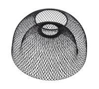 DOITOOL Abat-jour Métallique Noir Fil Forme Nid Oiseau Double Couche Compatible Douille Lampe Murale Industrielle Gain de Place