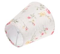 DOITOOL Abat-jour Moderne, Petit Abat-jour pour Lampes de Table, Clip-on, Pvc et Fer, Effet Craquelé, Installation Simple, pour Lampe de Table, Chambre et Bureau, Camping