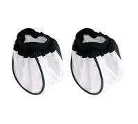 DOITOOL Abat-Jour Solide 2 Pièces Diffuseur Rond pour Flash Photo en Tissu Blanc Lavable Lumière Douce Compatible Toutes Marques pour Appareil Photo
