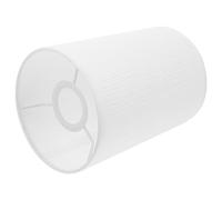 DOITOOL Abat-jour Style Rustique Simple Cylindrique en Pvc et Métal Blanc Vintage Suspendre E27 E14, Diffuseur de Lumière Douce, pour Couloir ou Escalier