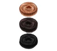 DOITOOL Accessoire Coiffure Cheveux Pratique et Résistant en Plastique 3 Pièces Outil de Modélisation Capillaire pour Chignon Décoiffé et Queue de Cheval
