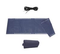 DOITOOL Accessoire de Remplacement pour Chaise Pliante 49 CM en Tissu Bleu Marine Coussin et Cordes Nappe de Chaise D’Extérieur Portable pour Balcon Jardin et Camping