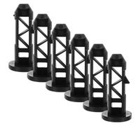 DOITOOL Accessoires de Verrouillage en Plastique Lot de 6 pour Couvercles de Poubelle Extérieure Broches de Charnière pour Poubelles de Jardin et Déchets