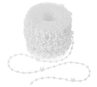 DOITOOL Accessoires pour Stores Enrouleurs Pom Blancs | Pièces de Réparation Chaîne à Billes Invisible, Design Léger, pour Chambre et Bureau