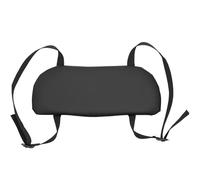 DOITOOL Accoudoir de Lit de Massage de Beauté, Support Noir en PU et Mousse | Tables de Massage et Lavages de Cheveux, Fixation par Liens, Confort au Toucher, 1 Pièce