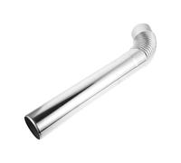 DOITOOL Acier Inoxydable Coude de Cheminée, Accessoires de Conduit de Cheminée, Rallonge de Tuyau de Camping, Argenté pour Poêle de Tente, Usage Intérieur et Camping, Résistance