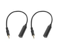 DOITOOL Adaptateur Audio Jack 3,5 Mm Mâle vers 6,35 Mm Femelle Plaqué Or, Lot de 2 Pièces, Câble Stéréo Cuivre Étamé, Connecteur Solide pour Casque, Ampli et Studio, Accessoire Audio
