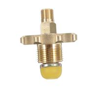 DOITOOL Adaptateur De Gaz Propane en Laiton pour Réchaud Portable, Raccord Rapide Compatible Bouteilles Qcc1 Et Cartouches 450 G, Usage Extérieur Camping Barbecue, Connexion Sécurisée Et Solide