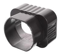 DOITOOL Adaptateur de Gouttière Réduit Obstructions en Alliage D'aluminium, Connecteur Léger pour Canalisation D'eau Pluviale Accessoire pour Villa