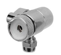 DOITOOL Adaptateur Inverseur de Robinet 215 MM en Métal pour Évier Raccord PE 3/8 95 MM Vanne D’Arrêt Intégrée Accessoire Polyvalent pour Lavabo Bassin et Tuyau D’Arrosage Domestique