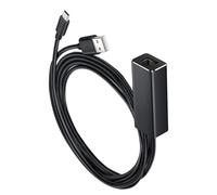 DOITOOL Adaptateur Micro USB vers Rj45 Ethernet 100m Noir pour TV Stick Et Streaming, Convertisseur Réseau USB Pratique, Solide Et Résistant à La Corrosion