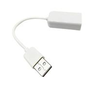 DOITOOL Adaptateur Mini USB vers Prise Audio Carte Son 71 Canaux pour Ordinateur Portable avec Câble USB 20 Blanc