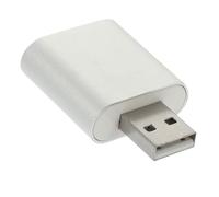 DOITOOL Adaptateur USB Audio Externe Aluminium Robuste Convertisseur de Stéréo Compatible PC et Plug-and-Play sans Interface Audio Fiable pour Enregistrement et Communication