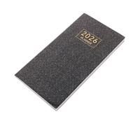 DOITOOL Agenda 2026 A6 Holographique Noir Starlight Calendrier Mensuel et Hebdomadaire Carnet de Planification Portable Agenda Scolaire et Budget 12 Mois Format Compact pour Étudiants