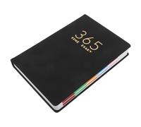 DOITOOL Agenda A5 2026, calendrier hebdomadaire et mensuel, carnet de notes noir, pour les voyages, les itinéraires et les aventures, journal de bord, fournitures scolaires et de bureau.