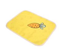DOITOOL Alèse Imperméable, Tapis de Matelas Imperméable en Coton Bio, 44x34cm, Jaune, Lavable et Réutilisable, pour Garçon et Filles et Bébés, Protection L’énurésie Nocturne