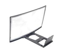DOITOOL Amplificateur d'Écran Incurvé Support Pratique 12 Pouces pour Smartphone Loupe Écran Portable Grossissement 3-4 Fois Image Originale Nette pour Visionnage Multimédia