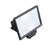 DOITOOL Amplificateur Écran pour Smartphone avec Support Pliable Agrandisseur pour Films Et Lectures Compatible avec Tous Téléphones Noir