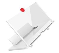 DOITOOL Amplificateur Écran Téléphone HD Blanc avec Support Rétractable Loupe Mobile Haute Définition pour Protection des Yeux et Vision Agrandie pour Films et Lecture Couleur Aléatoire